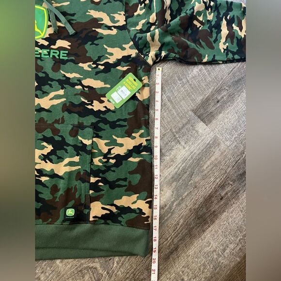 John Deere  Core Graphic Logo Hoodie Camo- Size XXL - Picture 7 of 10